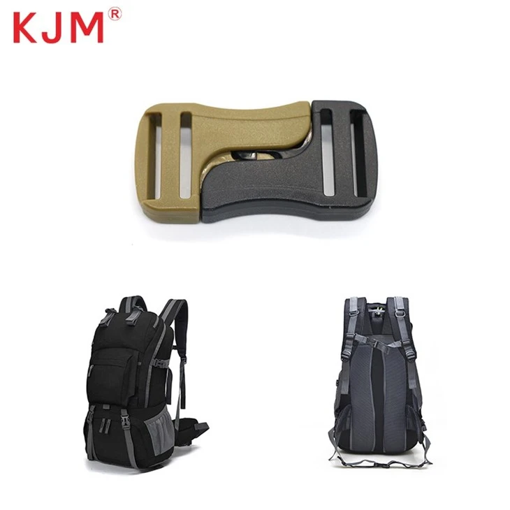 Dual-Color Plastic Side Release Backpack Buckle suppliers