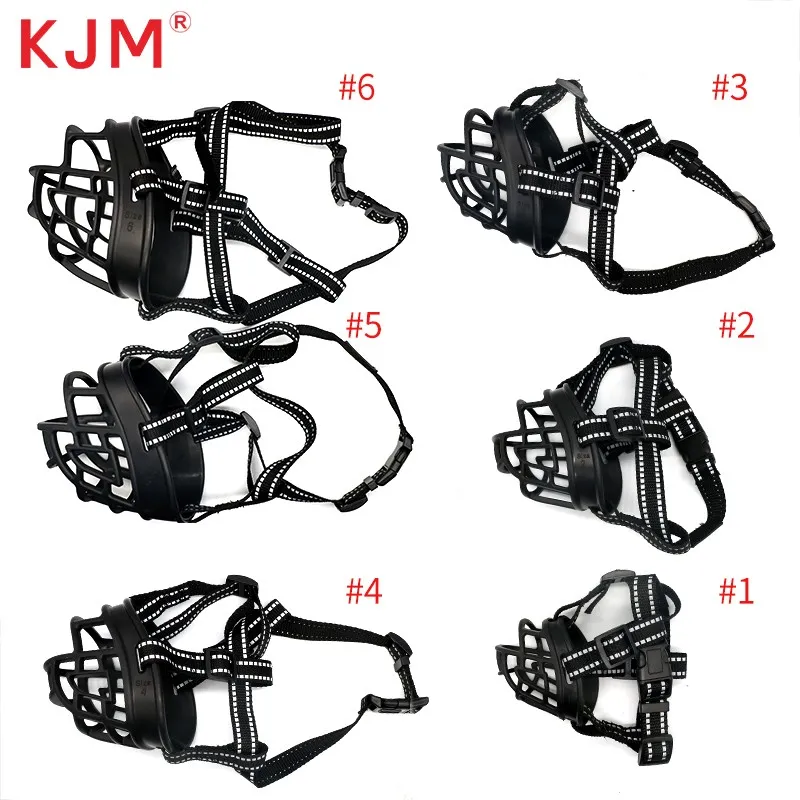 Soft Customized Dog Muzzle With Webbing